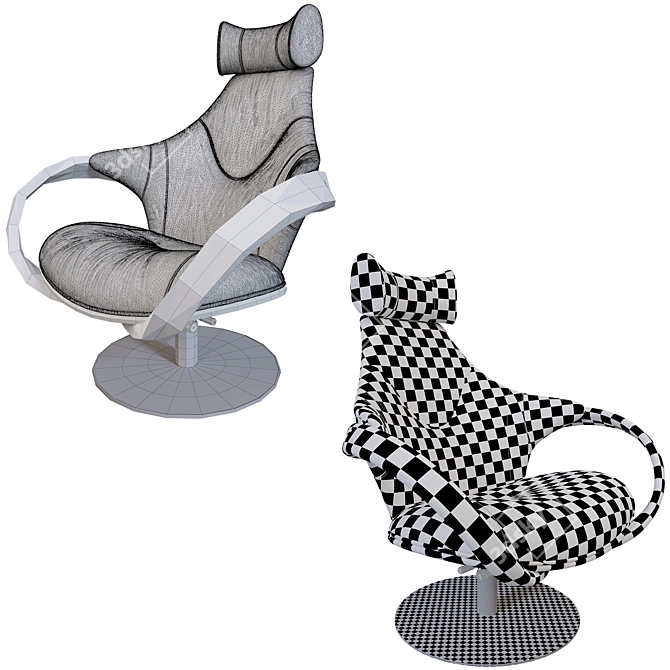 Actual Design Apriori R Armchair 3D model image 3