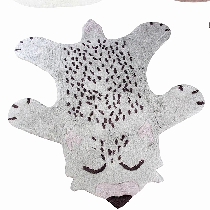 Playful Kids' Rugs by La Redoute 3D model image 2