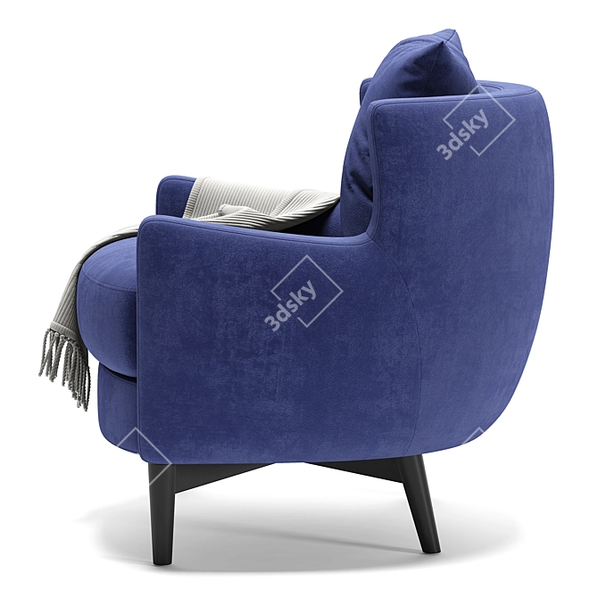 Elegant Gio Armchair: Medea Lifestyle 1905 3D model image 2