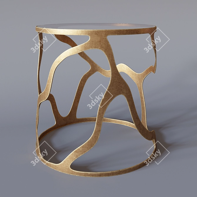 Minimalistic 3D Side Table 3D model image 1