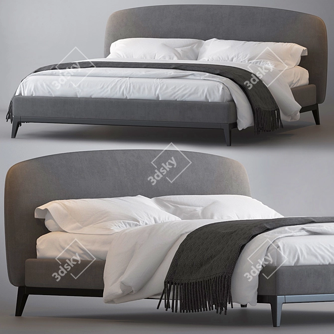 Elevate Your Sleep: Olivier by Flou 3D model image 1