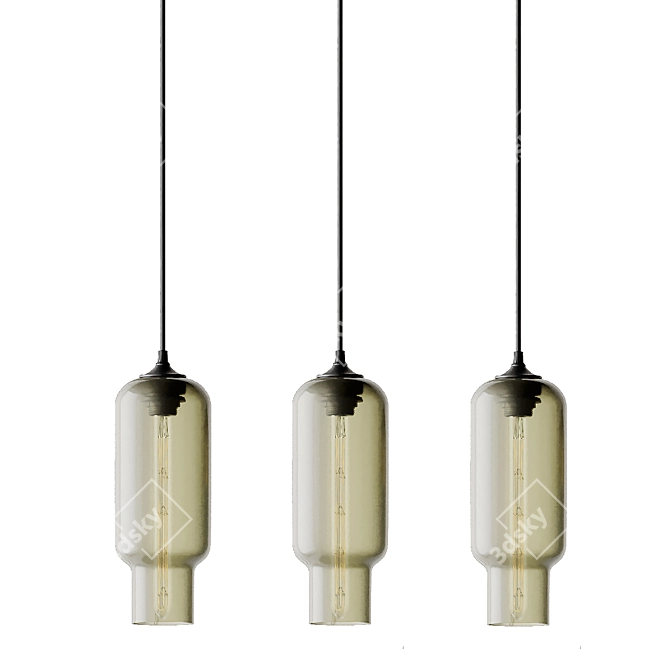 Elegant Pharos Pendant Lamps 3D model image 8