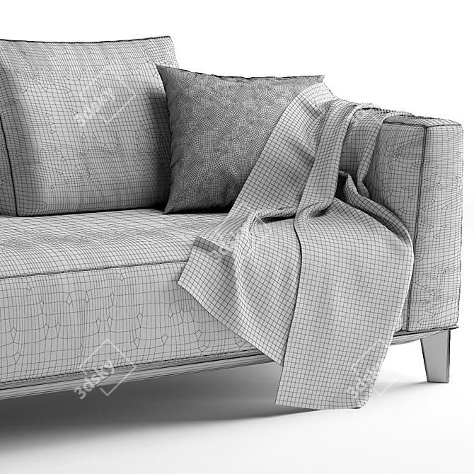 Albertasalotti Dylan 2-Seater Sofa 3D model image 8