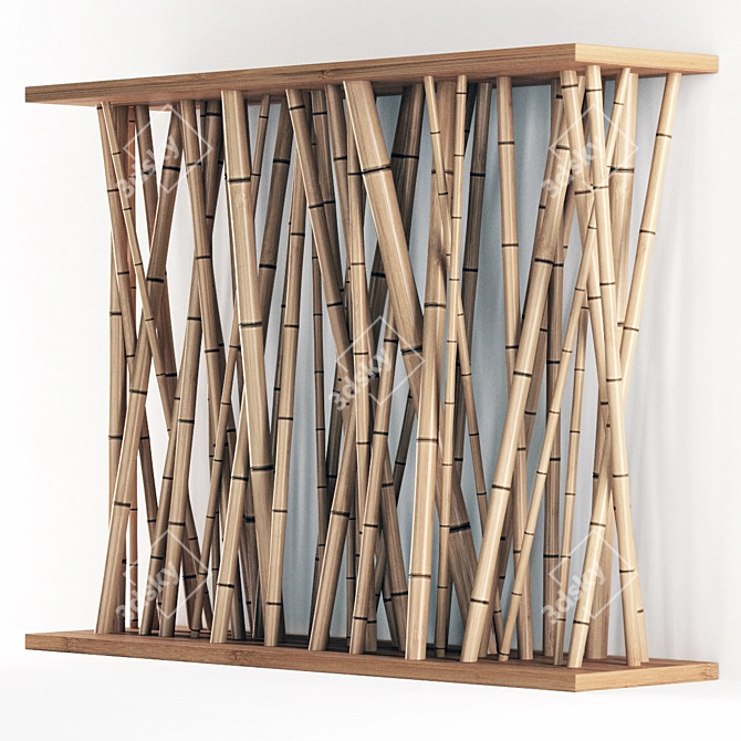 Bamboo Fusion Wall Art 3D model image 2