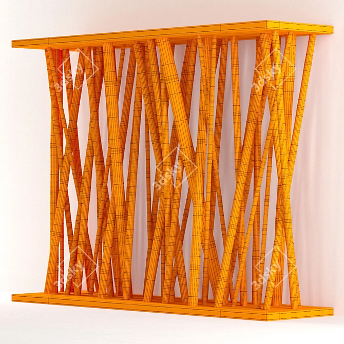 Bamboo Fusion Wall Art 3D model image 3