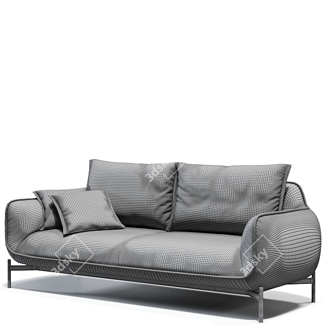 Moya Cloud Sofa: Ultimate Comfort & Elegant Design 3D model image 3