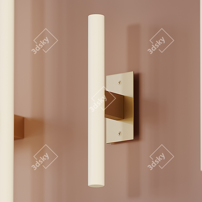 Elegant Wall Sconces by KAIA 3D model image 2