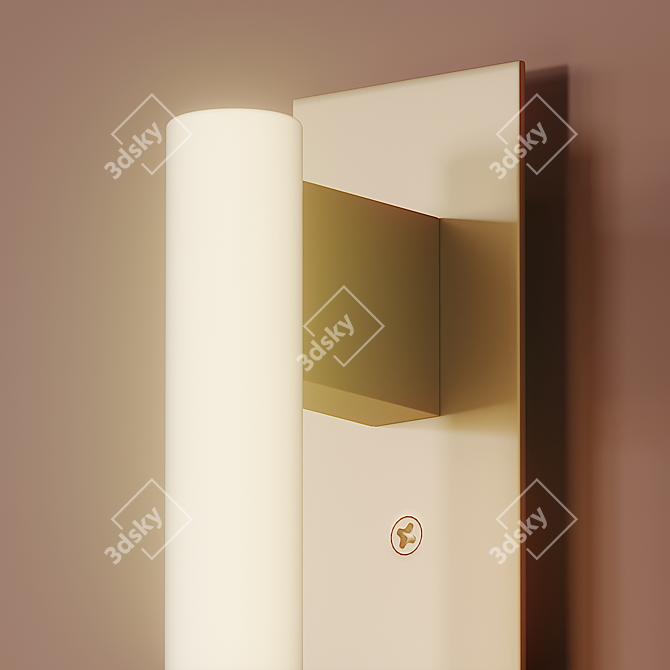 Elegant Wall Sconces by KAIA 3D model image 3