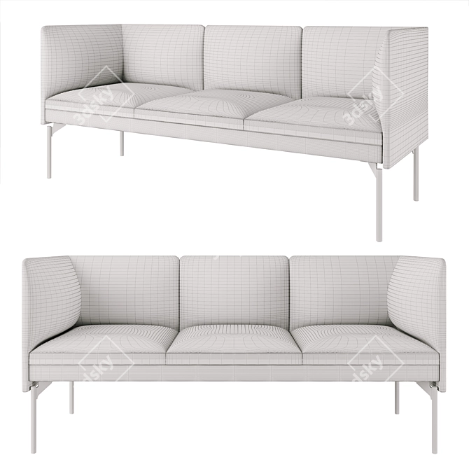 Modular Toronto Sofa - Flexible and Stylish Solution 3D model image 2