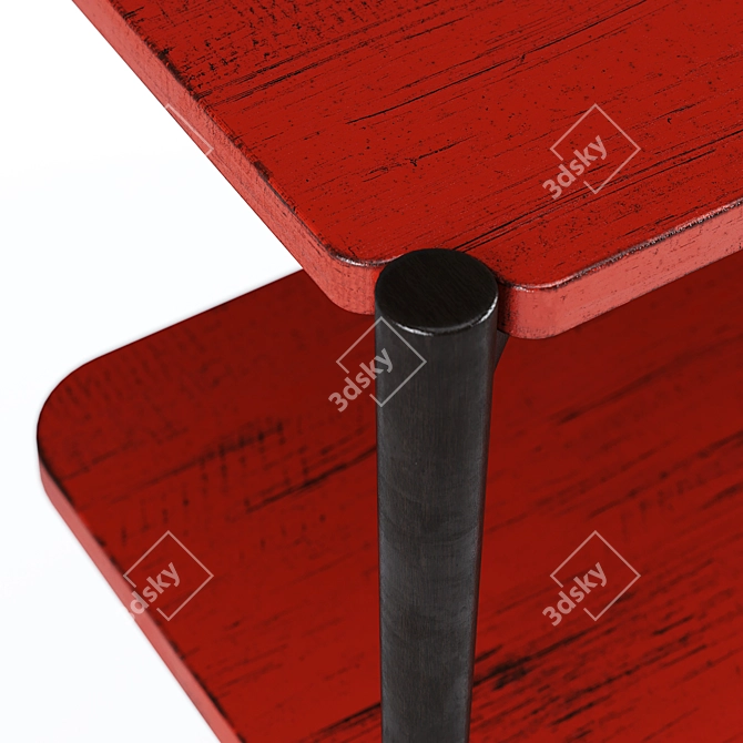 Elegant Chime Console - Elan's Exquisite Piece 3D model image 2