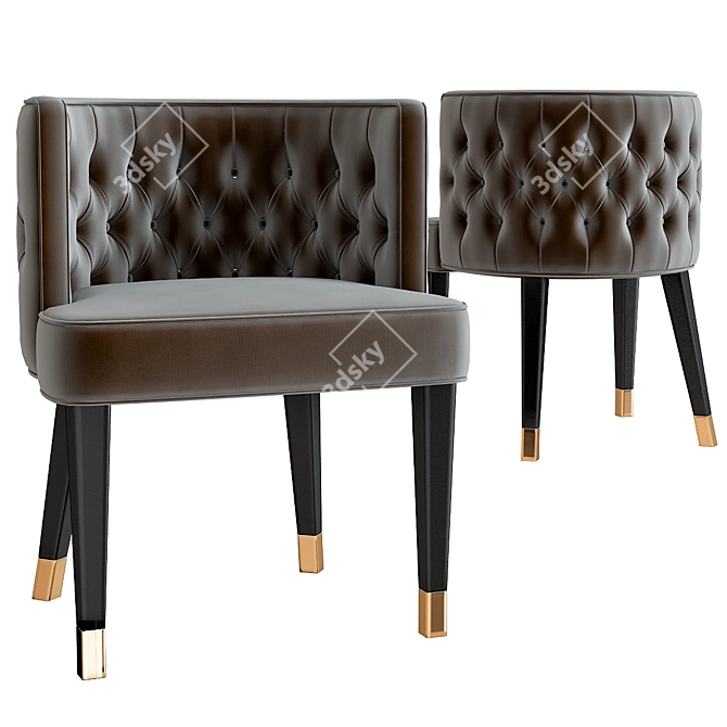 Elegant ARISTO Chair by KARE 3D model image 1