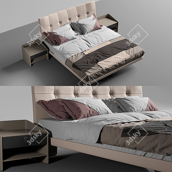Aurora Due: Elegant Italian Design 3D model image 2