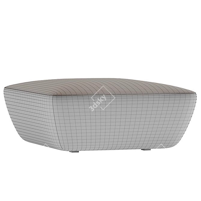 Modern SOHO Puff Ottoman 3D model image 3