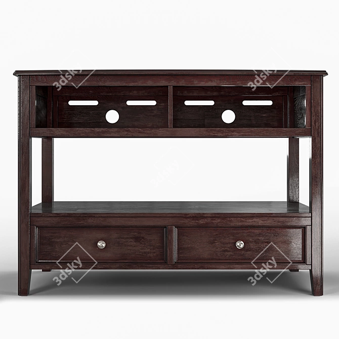 Contemporary Carlyle Console Table 3D model image 2