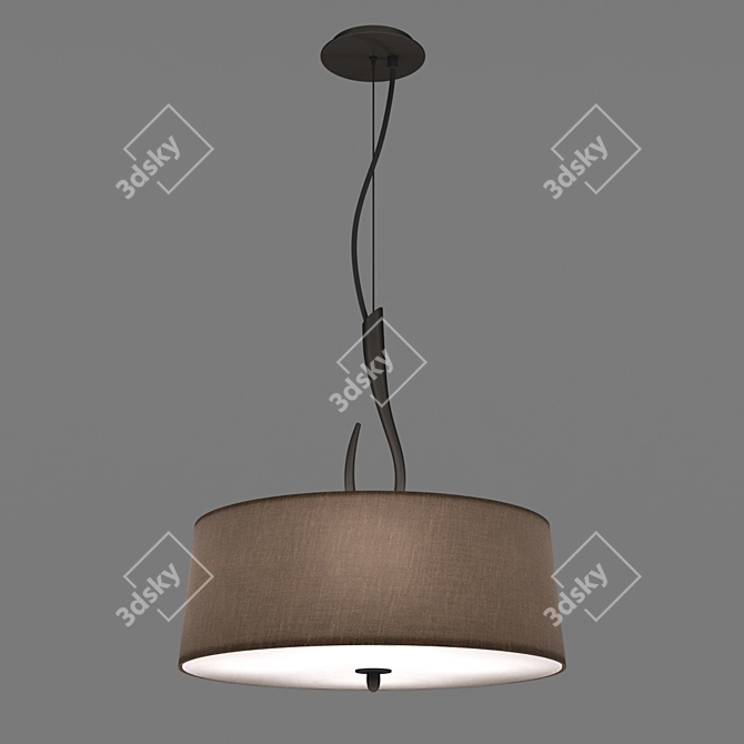 Mantra Lua 3684 Chandelier - Modern Elegance 3D model image 1