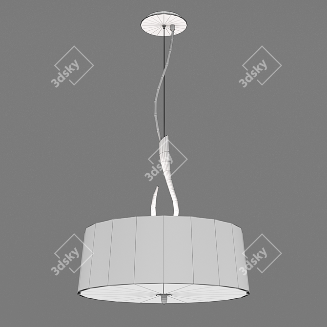 Mantra Lua 3684 Chandelier - Modern Elegance 3D model image 2