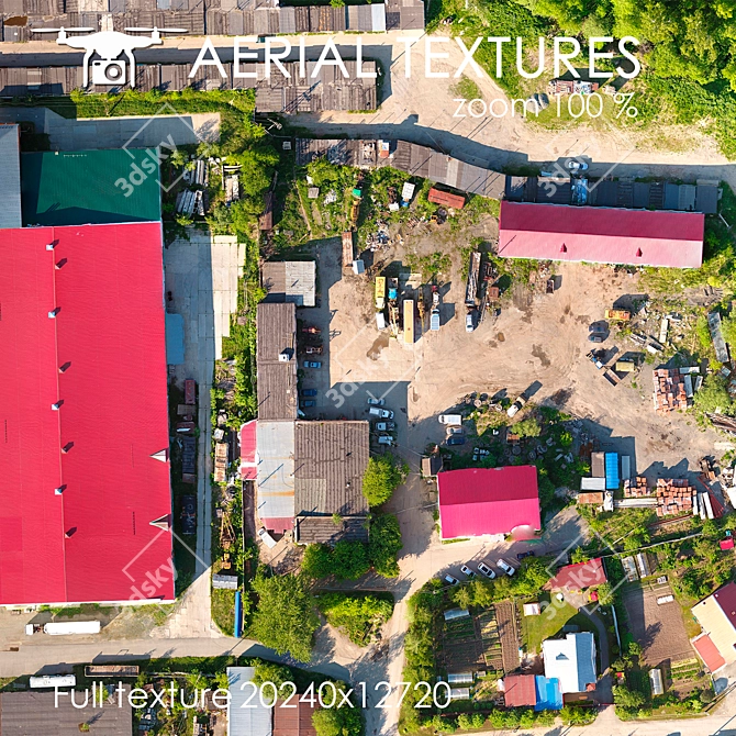  Aerial Sector Texture 273 3D model image 2