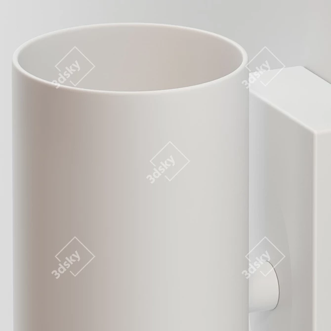 Nymåne Wall Sconce  Black/White 3D model image 2