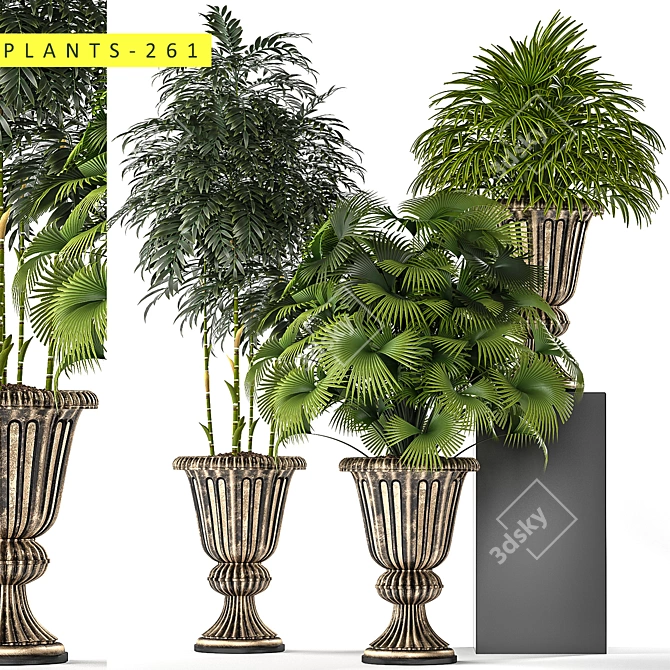 Lush Greens- 3D Plants Collection 3D model image 1