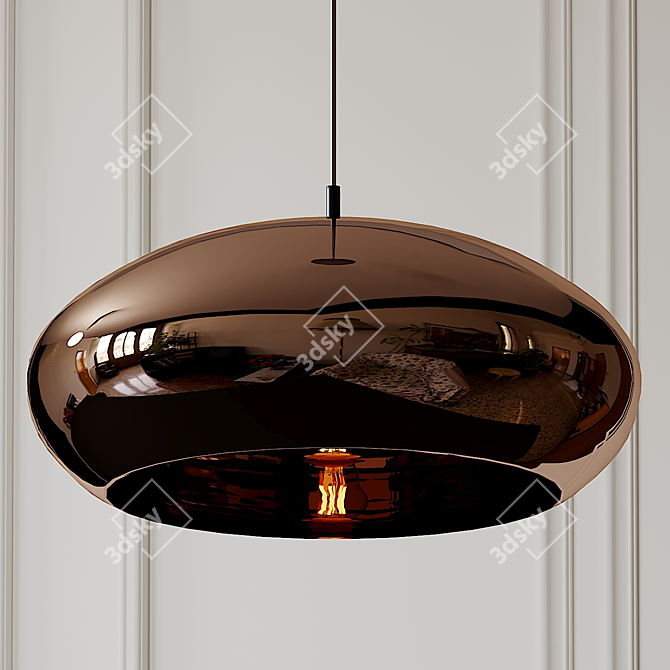 Capella Pendant: Elegant Lighting Solution by Viso 3D model image 3