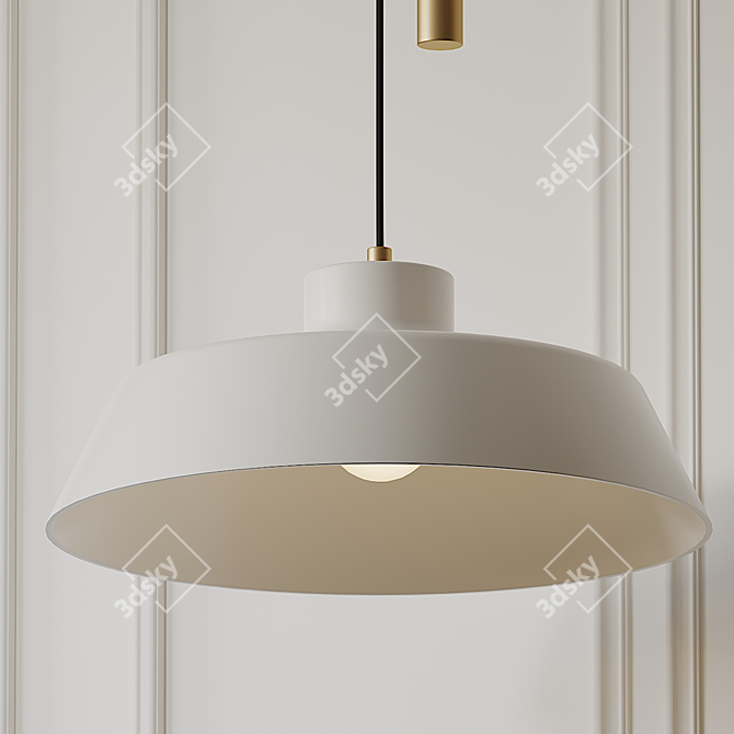 Unique Luminary: Candor Pendant 3D model image 2