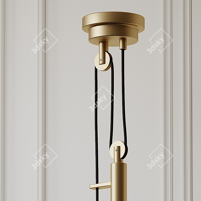 Unique Luminary: Candor Pendant 3D model image 3
