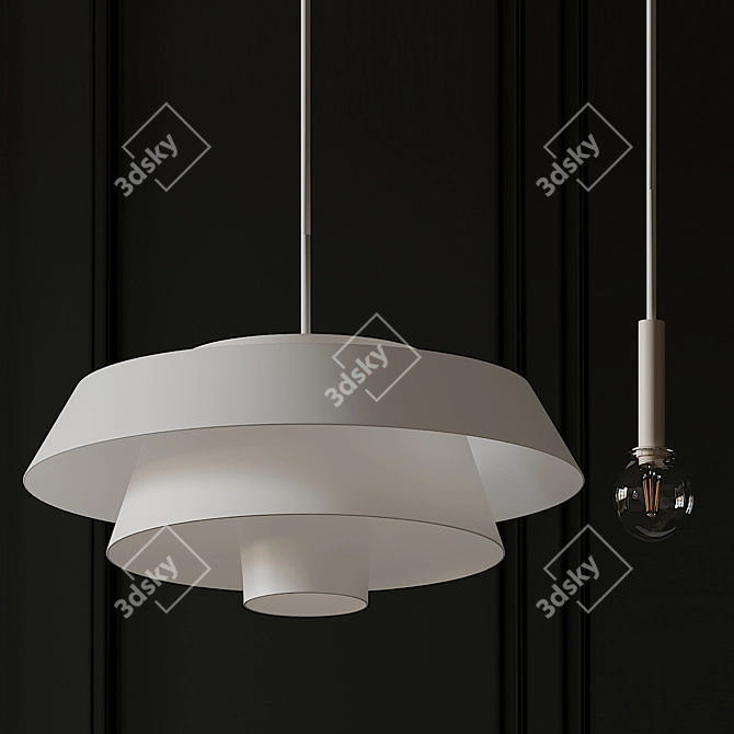Contemporary Brisbin Pendant: ED Ellen DeGeneres 3D model image 2