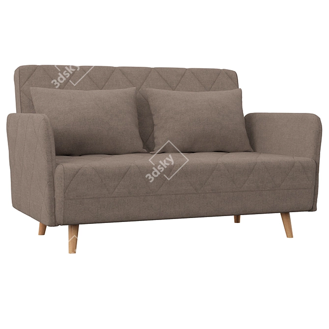 Elegant Comfort: Schlafsofa Kourtney 3D model image 2