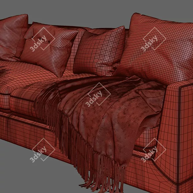 Phoenix 250cm Sofa 3D model image 3