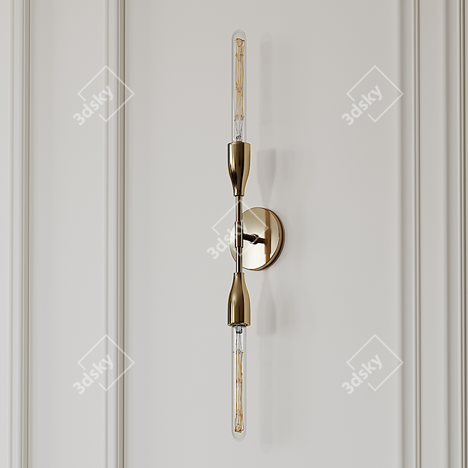 Modern Elegance: Daren Wall Sconce 3D model image 1
