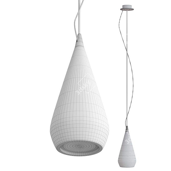 Rossini Illuminazione Pave Pendant 3D model image 2