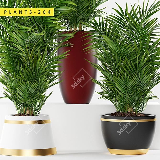 Lush Greenery Bundle - 264 Realistic Plant Models 3D model image 2