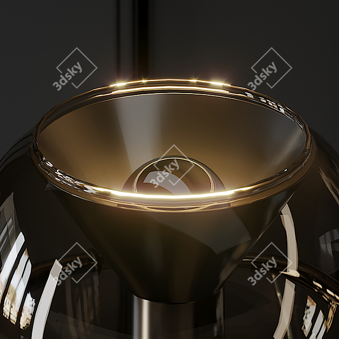 Modern RAAK Globe Wall Lamps 3D model image 3
