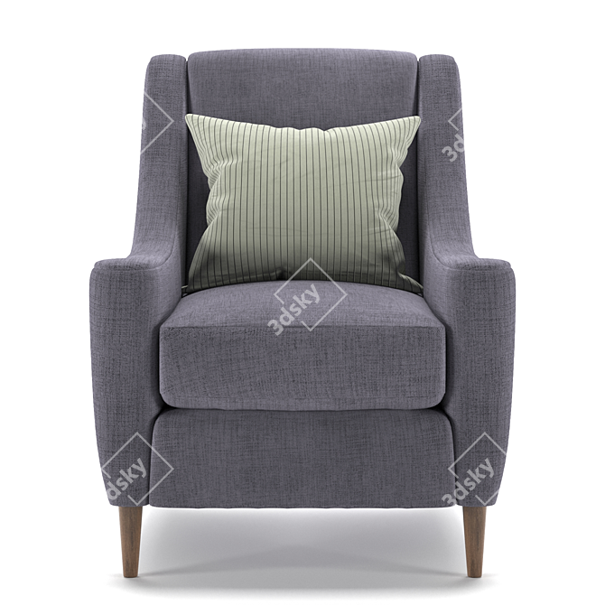 Elevate Your Space: Century Potter Chair 3D model image 2