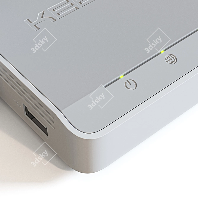 Keenetic 4G Wi-Fi Router: Compact and Powerful 3D model image 6