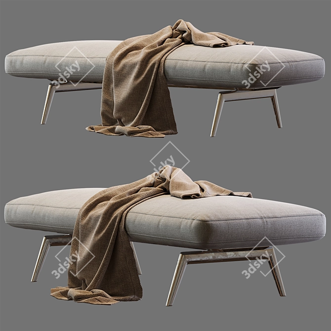Elegant FLEXFORM_ESTE Mirror Stand 3D model image 1