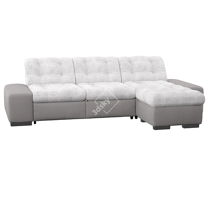 Modern Corner Sofa Truet 3D model image 2
