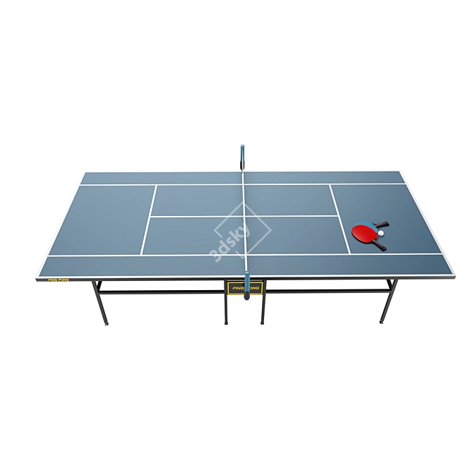 3D Ping Pong: Realistic Table Tennis 3D model image 3