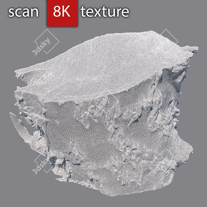 Detailed 3D Stump Model 3D model image 3