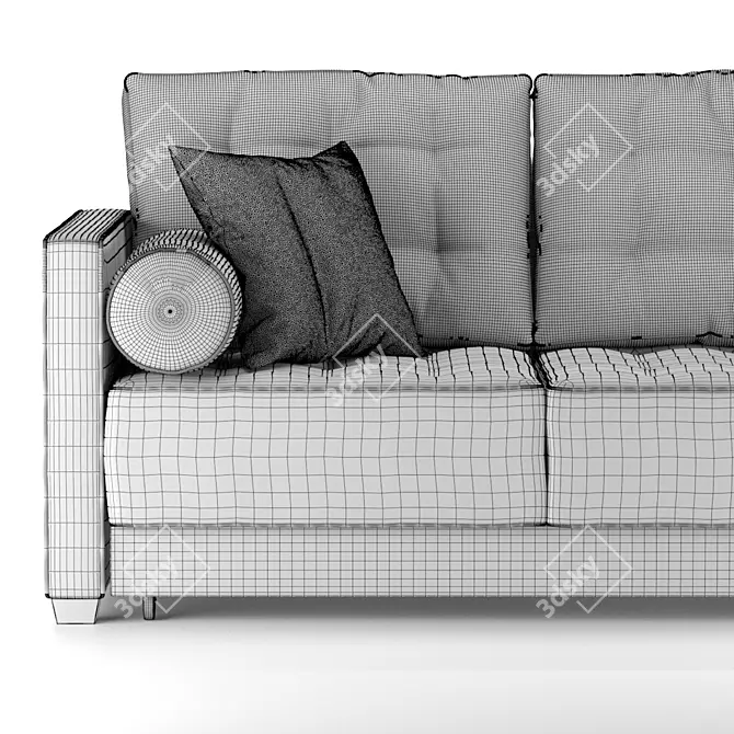 Luxurious Flexform Le Canapé Sofa 3D model image 3