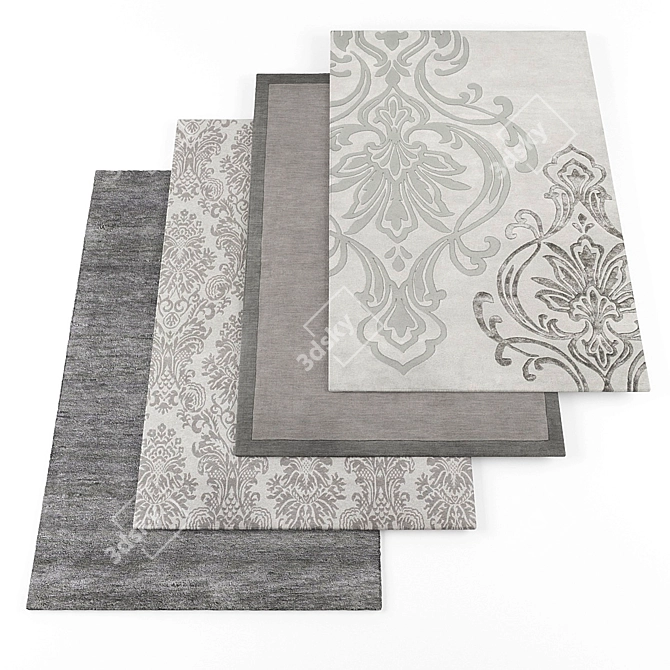Surya Rugs Collection: Distinctive Elegance! 3D model image 1