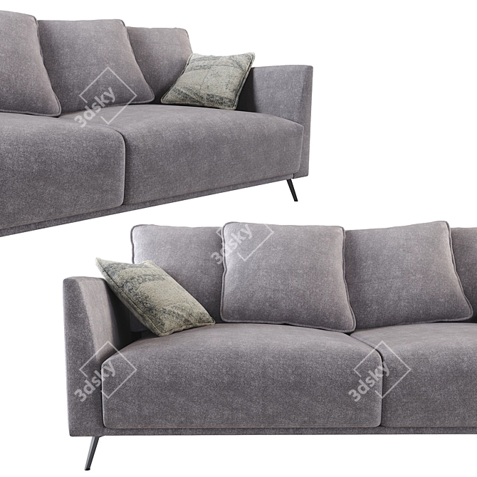 Modern Comfort: Vernon Sofa 3D model image 1