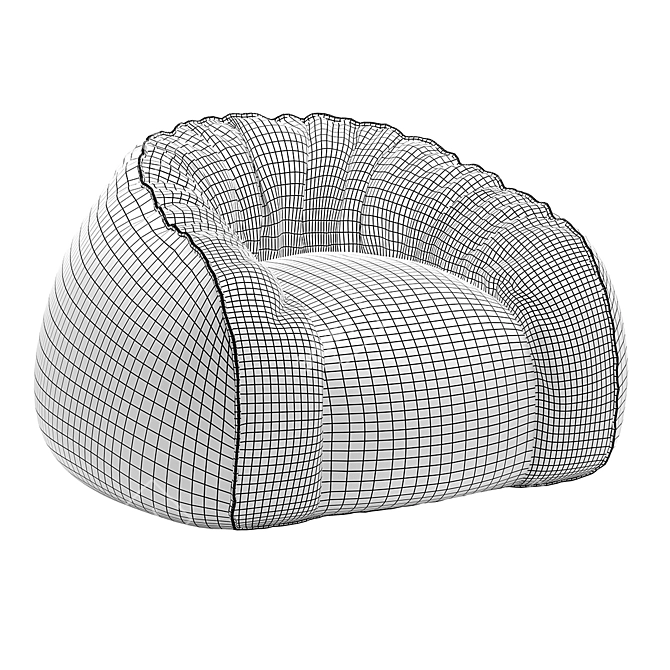 Cozy Hug Armchair: Perfect for Your Home! 3D model image 3