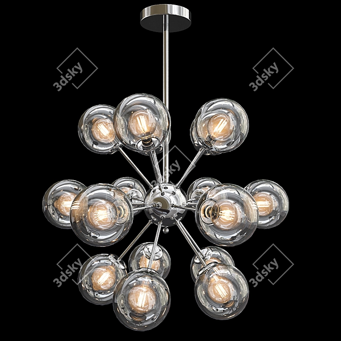 Luxury Ramirez Chandelier Sparkles 3D model image 1