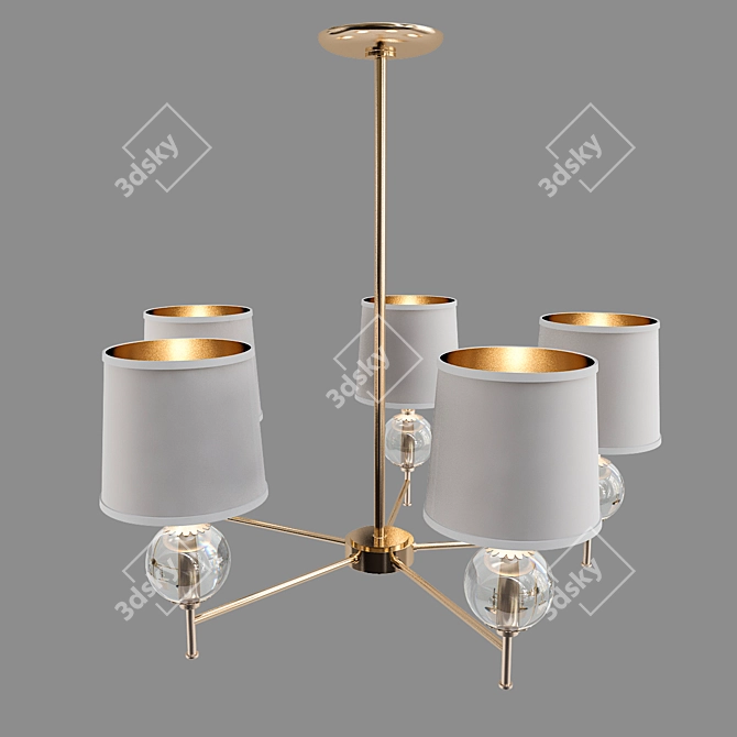 LuminousLatitude Pendant Chandelier 3D model image 1