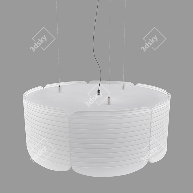 Sleek Glow Lamp 3D model image 1