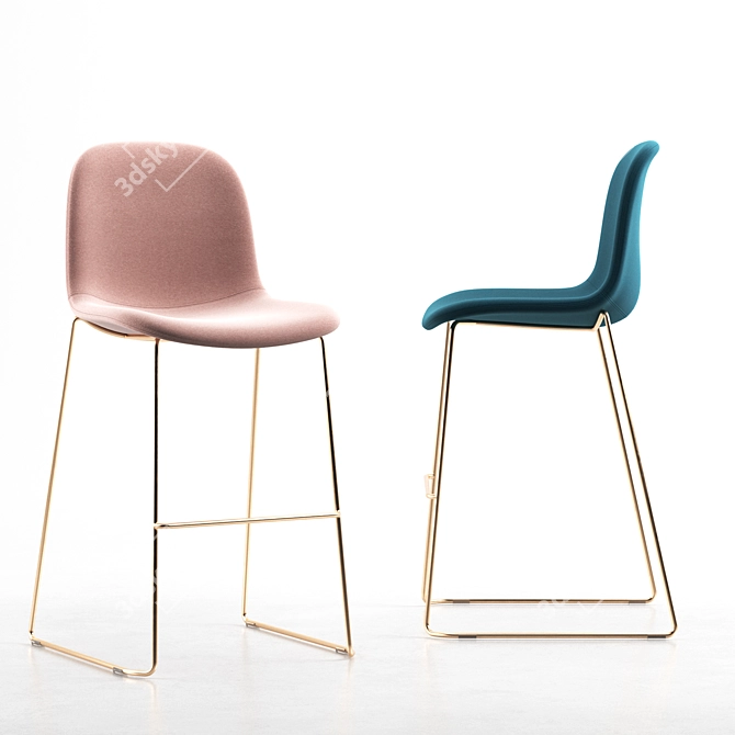 Arrmet Máni Fabric Chair - Sleek and Stylish 3D model image 4