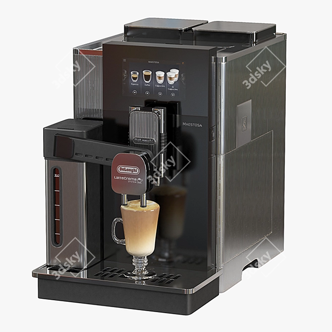 Delonghi Maestosa EPAM960.75.GLM: Exceptional Multi-format Coffee Machine 3D model image 2