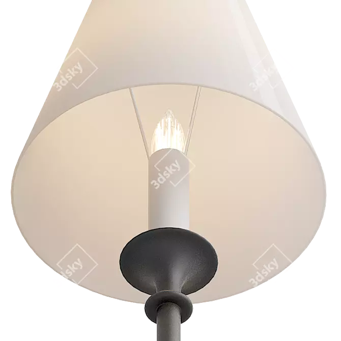 Piaf Grand Chandelier: Elegant Lighting Statement 3D model image 2