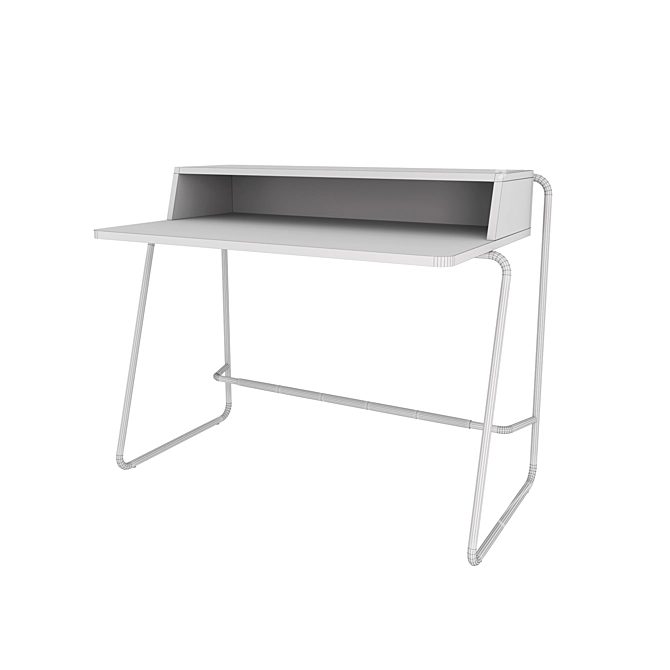 Stylish Thonet Writing Desk - Elegant Workspace 3D model image 3